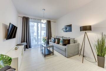 Фото номера Апартаменты Делюкс с видом на реку Апартаменты NORDBYHUS Apartamenty Chmielna Park г. Гданьск 7