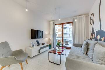 Фото номера Апартаменты Делюкс с видом на реку Апартаменты NORDBYHUS Apartamenty Chmielna Park г. Гданьск 4