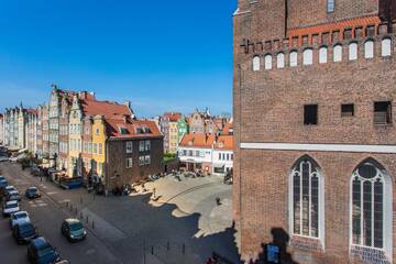 Фото номера Улучшенные апартаменты с 2 спальнями Апартаменты Apartament Przytulny Starówka Old Town Piwna г. Гданьск 16