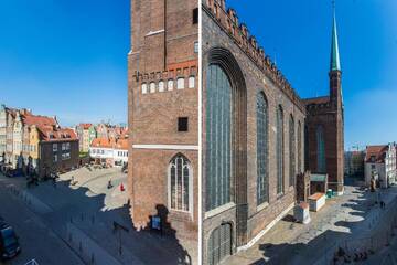Фото номера Улучшенные апартаменты с 2 спальнями Апартаменты Apartament Przytulny Starówka Old Town Piwna г. Гданьск 19