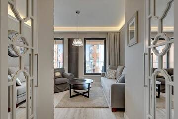 Фото номера Улучшенные апартаменты Апартаменты Blue Mandarin Riverside г. Гданьск 6