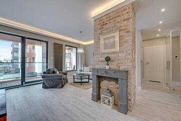 Фото номера Улучшенные апартаменты Апартаменты Blue Mandarin Riverside г. Гданьск 12