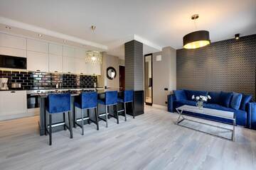 Фото номера Улучшенные апартаменты Апартаменты Blue Mandarin Riverside г. Гданьск 4