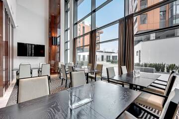 Фото номера Улучшенные апартаменты с балконом - 45A Апартаменты Blue Mandarin Riverside г. Гданьск 3