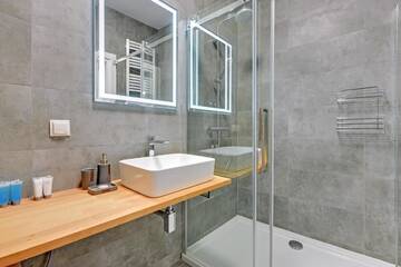 Фото номера Апартаменты с балконом Апартаменты Blue Mandarin Riverside г. Гданьск 4