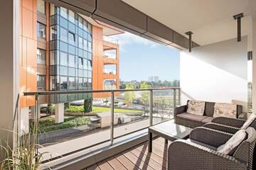Фото номера Апартаменты с балконом Апартаменты Blue Mandarin Riverside г. Гданьск 2
