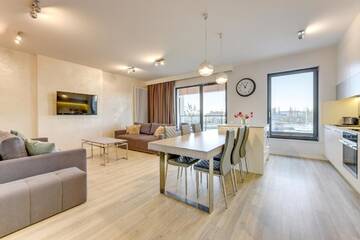 Фото номера Апартаменты с 2 спальнями Апартаменты Blue Mandarin Riverside г. Гданьск 4