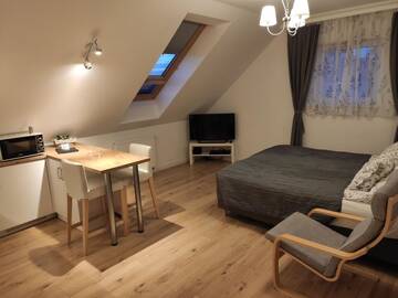 Фото номера Улучшенный номер-студио Апартаменты Pietrzak Apartments г. Гданьск 5