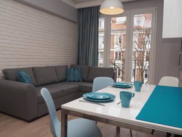 Фото номера Апартаменты с 3 спальнями и балконом - 1B Korzenna Street Апартаменты Grand -Tourist Marine Apartments г. Гданьск 18