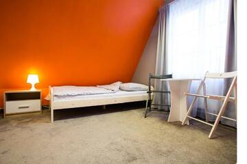 Фото номера Одноместный номер с ванной комнатой Хостелы Moon Hostel г. Гданьск 5