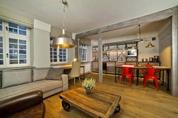 Фото номера Улучшенные апартаменты с 1 спальней - Mariacka Street, 44/45 Апартаменты Patio Apartments - Old Town г. Гданьск 9
