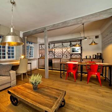 Фото номера Улучшенные апартаменты с 1 спальней - Mariacka Street, 44/45 Апартаменты Patio Apartments - Old Town г. Гданьск 5