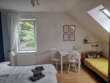 Фото номера Двухместный номер с 1 кроватью Проживание в семье White Room Gdańsk г. Гданьск 3