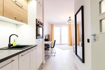 Фото номера Номер-студио Делюкс Апартаменты Baltic Apartments Seaside Towers г. Гданьск 18