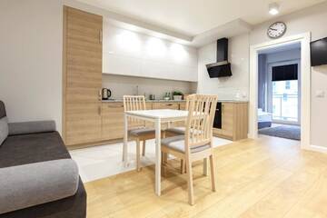 Фото номера Апартаменты с 2 спальнями Апартаменты Baltic Apartments Seaside Towers г. Гданьск 3