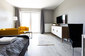 Фото номера Номер-студио Делюкс Апартаменты Baltic Apartments Seaside Towers г. Гданьск 21