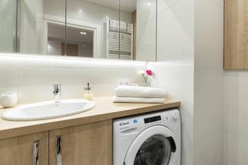Фото номера Апартаменты с 2 спальнями Апартаменты Baltic Apartments Seaside Towers г. Гданьск 12