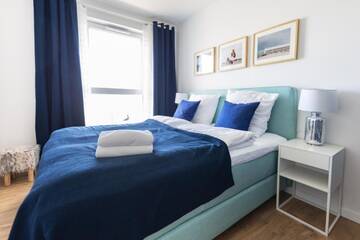 Фото номера Апартаменты Делюкс с 2 спальнями, вид на море Апартаменты Baltic Apartments Seaside Towers г. Гданьск 11