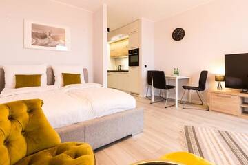 Фото номера Номер-студио Делюкс Апартаменты Baltic Apartments Seaside Towers г. Гданьск 5