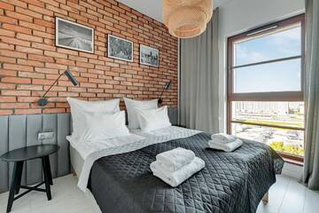 Фото номера Апартаменты с 1 спальней Апартаменты Downtown Apartments Nowa Motława SPA г. Гданьск 13