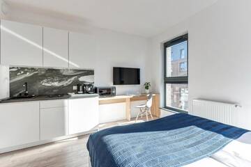 Фото номера Номер-студио эконом-класса Апартаменты Apartments Browar Gdański by Renters г. Гданьск 19