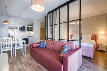 Фото номера Улучшенные апартаменты с 1 спальней Апартаменты Apartments Browar Gdański by Renters г. Гданьск 2