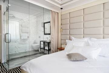 Фото номера Улучшенные апартаменты Апарт-отели Apartamenty Chleb i Wino г. Гданьск 10