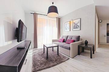 Фото номера Апартаменты с видом на сад и 2 спальнями (4-6 взрослых) Апартаменты Apartamenty Sun &amp; Snow Aura г. Гданьск 3