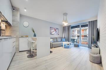 Фото номера Апартаменты с 1 спальней — Chmielna, 72 Апартаменты Apartamenty Sun &amp; Snow Chmielna Park г. Гданьск 5