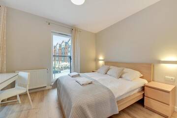 Фото номера Апартаменты с 1 спальней и парковкой (для 4 взрослых) Апартаменты Apartamenty Apartinfo Chmielna Park г. Гданьск 3