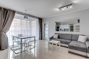 Фото номера Роскошные апартаменты с балконом и парковкой Апартаменты Apartamenty Apartinfo Chmielna Park г. Гданьск 2