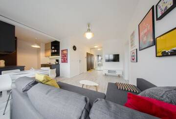 Фото номера Апартаменты с 2 спальнями Апартаменты 3 City Apartments - White 2 г. Гданьск 15