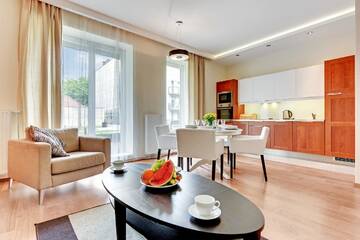 Фото номера Апартаменты с 1 спальней, вид на сад Апартаменты Apartamenty Szeroka - Old Town Holidays Home г. Гданьск 2