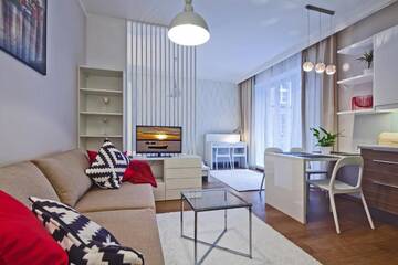 Фото номера Апартаменты-студио с террасой Апартаменты Apartamenty Szeroka - Old Town Holidays Home г. Гданьск 4
