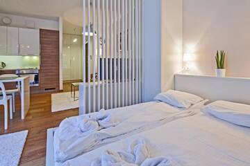 Фото номера Апартаменты-студио с террасой Апартаменты Apartamenty Szeroka - Old Town Holidays Home г. Гданьск 9