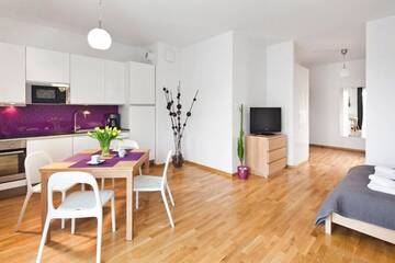 Фото номера Апартаменты-студио с балконом Апартаменты Apartamenty Szeroka - Old Town Holidays Home г. Гданьск 4