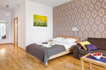 Фото номера Апартаменты-студио с балконом Апартаменты Apartamenty Szeroka - Old Town Holidays Home г. Гданьск 8