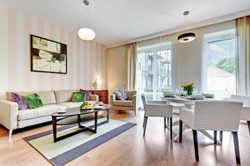 Фото номера Апартаменты с 1 спальней, вид на сад Апартаменты Apartamenty Szeroka - Old Town Holidays Home г. Гданьск 9