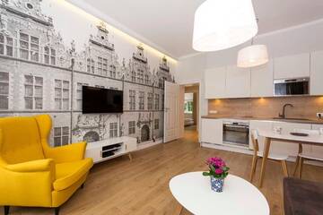 Фото номера Улучшенные апартаменты - 47 Długa Street Апартаменты Blue Mandarin Old Town г. Гданьск 4