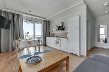 Фото номера Апартаменты с 3 спальнями - Wałowa Street, 25 Апартаменты Blue Mandarin Old Town г. Гданьск 7