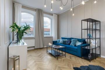 Фото номера Апартаменты с 2 спальнями - Podwale Staromiejskie, 90 Апартаменты Blue Mandarin Old Town г. Гданьск 2