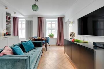 Фото номера Улучшенные апартаменты — 31/35 św. Ducha Апартаменты Blue Mandarin Old Town г. Гданьск 3