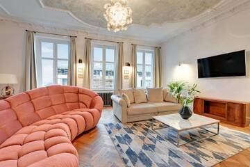 Фото номера Улучшенные апартаменты с 3 спальнями - 16, Łąkowa Street Апартаменты Blue Mandarin Old Town г. Гданьск 6