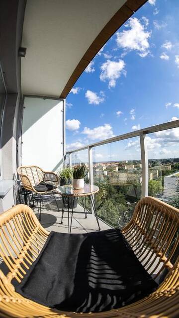 Фото номера Апартаменты с видом на море Апарт-отели Apartamenty Baltica Towers Modern White&amp;Black г. Гданьск 7