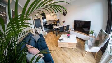 Фото номера Апартаменты с видом на море Апарт-отели Apartamenty Baltica Towers Modern White&amp;Black г. Гданьск 2