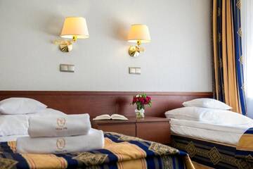 Фото номера Двухместный номер «Премиум» с 2 отдельными кроватями Отель Hotel Villa Eva г. Гданьск 4