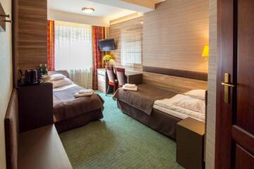 Фото номера Двухместный номер Делюкс с 2 отдельными кроватями Отель Hotel Villa Eva г. Гданьск 2